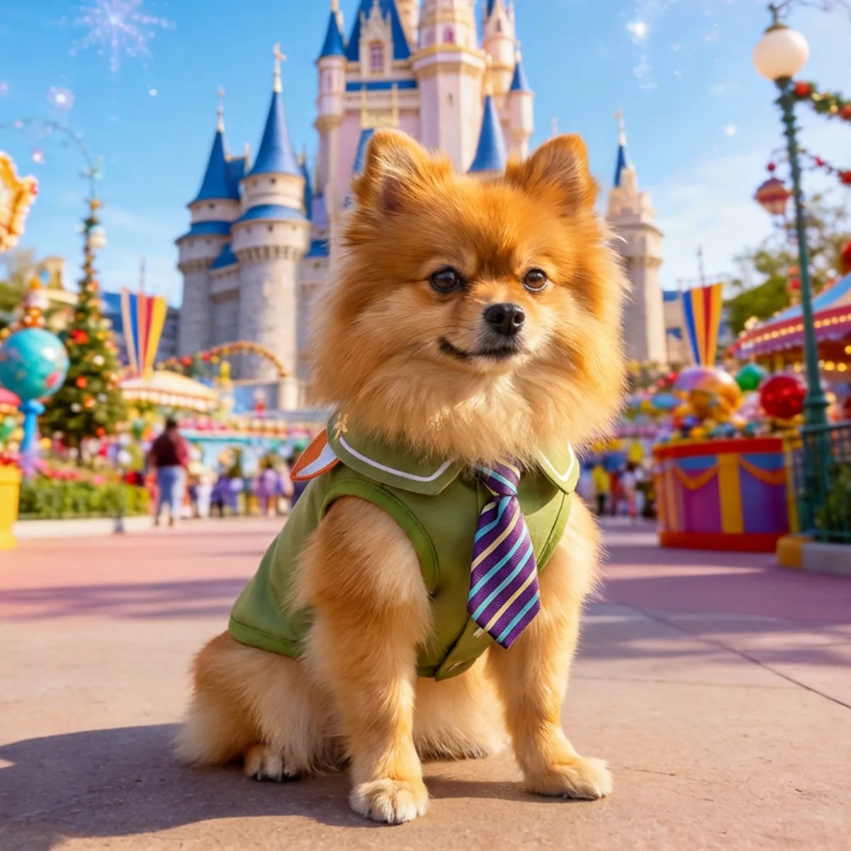 Vestido sin mangas con lazo para perros y gatos – suave, transpirable - imagen 4