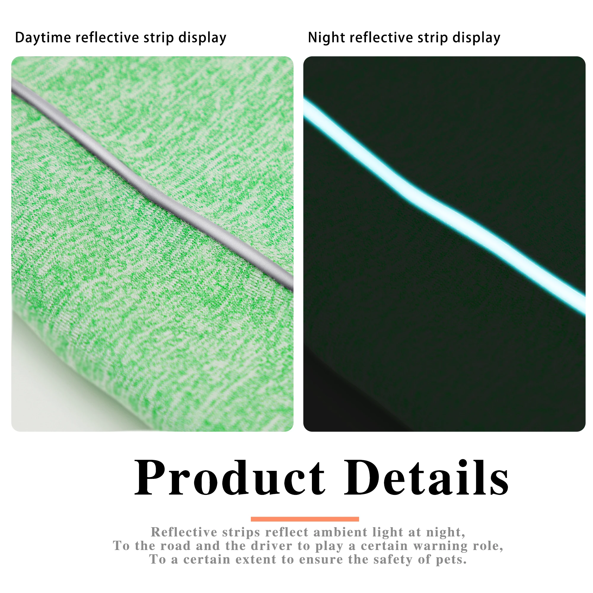 Camisas para perros de protección solar con tiras reflectantes, secado rápido, tela elástica suave, disponible en tamaños para perros pequeños a grandes - imagen 5