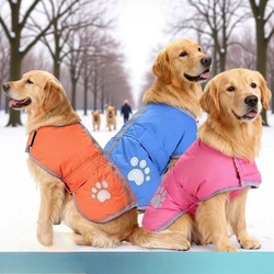 Chaqueta impermeable para perros de algodón - abrigo otoño/invierno