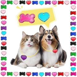 Collar identificación con placa grabada para gatos y perros