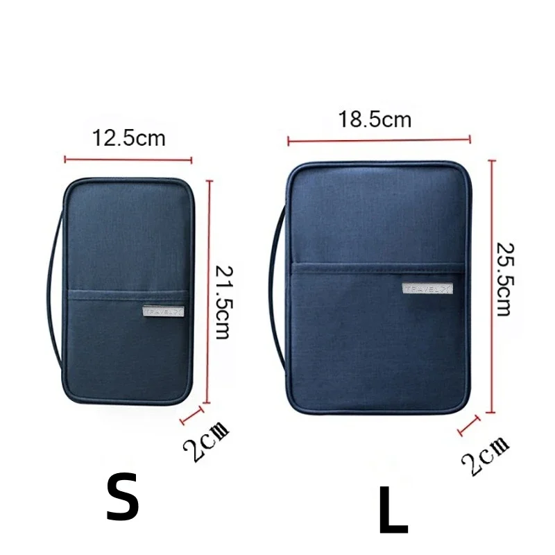 Cartera de viaje, porta pasaporte familiar, estuche para documentos impermeable creativo, organizador, accesorios de viaje, bolsa para documentos, tarjetero - imagen 5