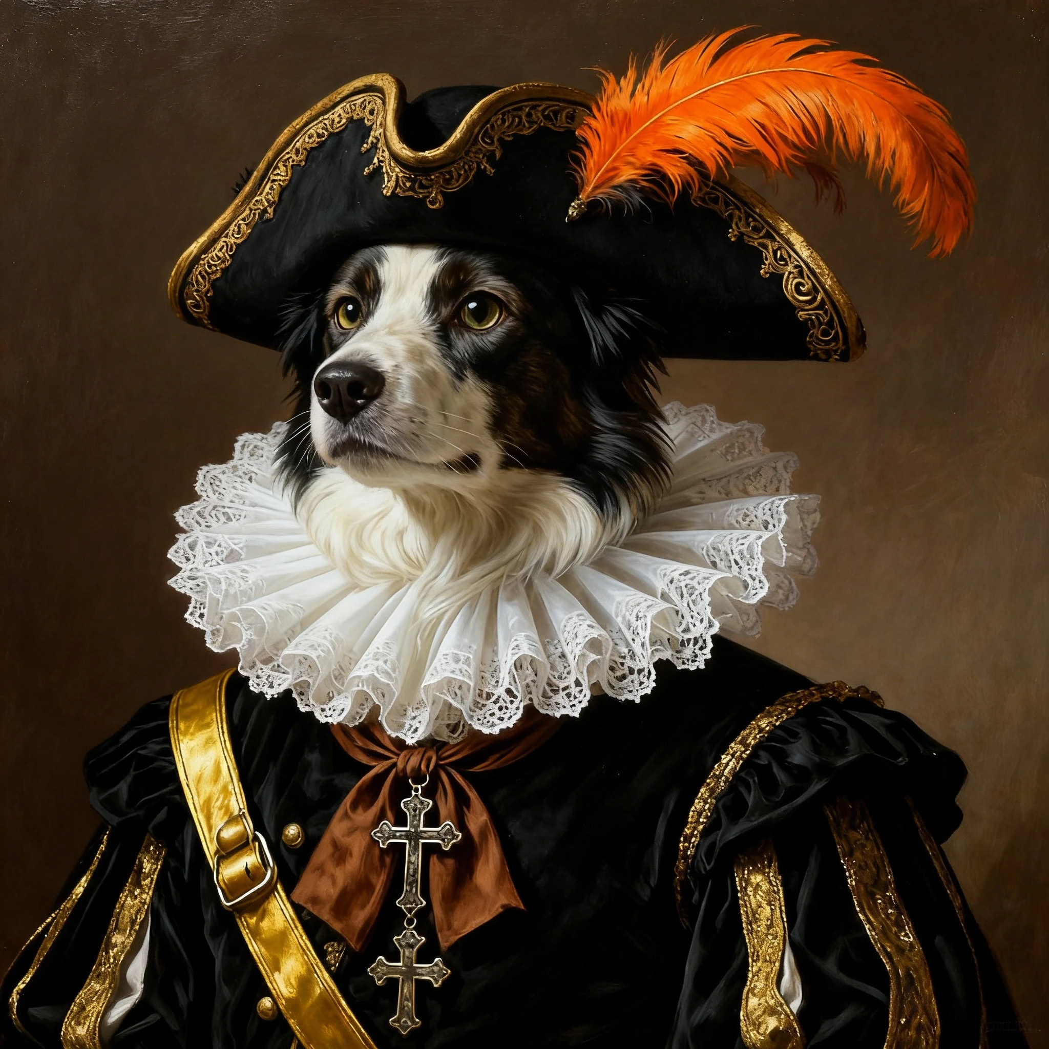 ATUBAN Retrato de mascota real personalizado, retrato de dos perros, pintura de perro renacentista, retrato de perro real, regalo para mascotas, regalo conmemorativo de mascotas