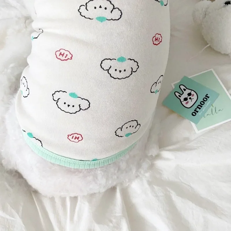 Ins-Camiseta bonita de verano para mascotas, chaleco para mascotas, gato, Schnauzer fino, cachorro, ropa transpirable sin mangas para perros, camiseta, ropa de verano para mascotas - imagen 3