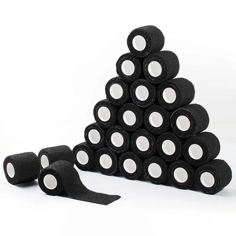 Vendaje autoadhesivo de fijación, vendaje de animales, vendaje elástico impermeable para rasgar a mano para mascotas, 5 cm X 4,5 M, 6 uds.