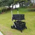 2pcs black baskets