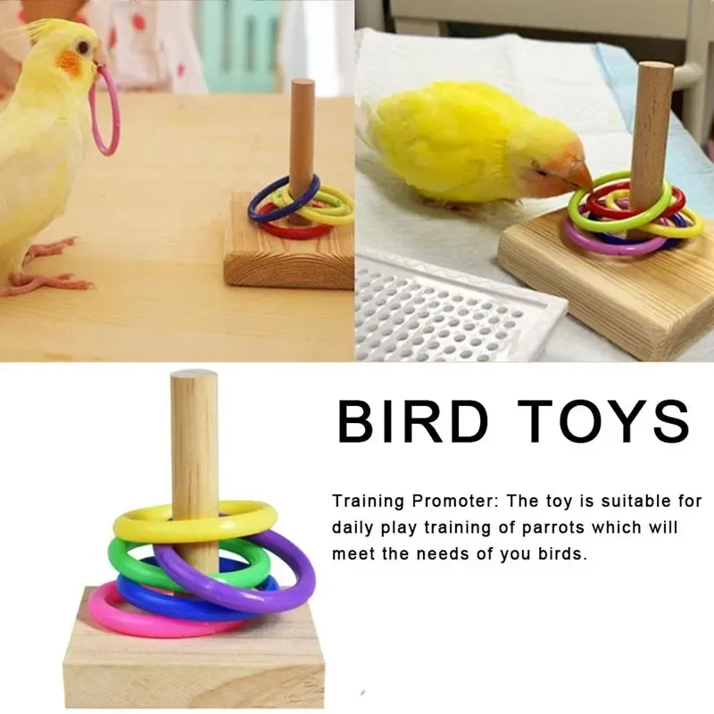 Nuevos juguetes para pájaros, juguetes de mesa, juguete de interacción de aprendizaje para trucos de pájaros, juego educativo, gimnasio, aire de juegos, actividades, pájaros pequeños, loros, juguetes - imagen 5