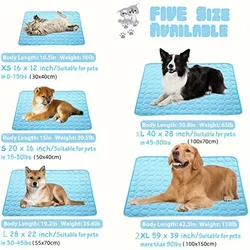 Colchoneta refrescante para perros lavable a máquina antideslizante