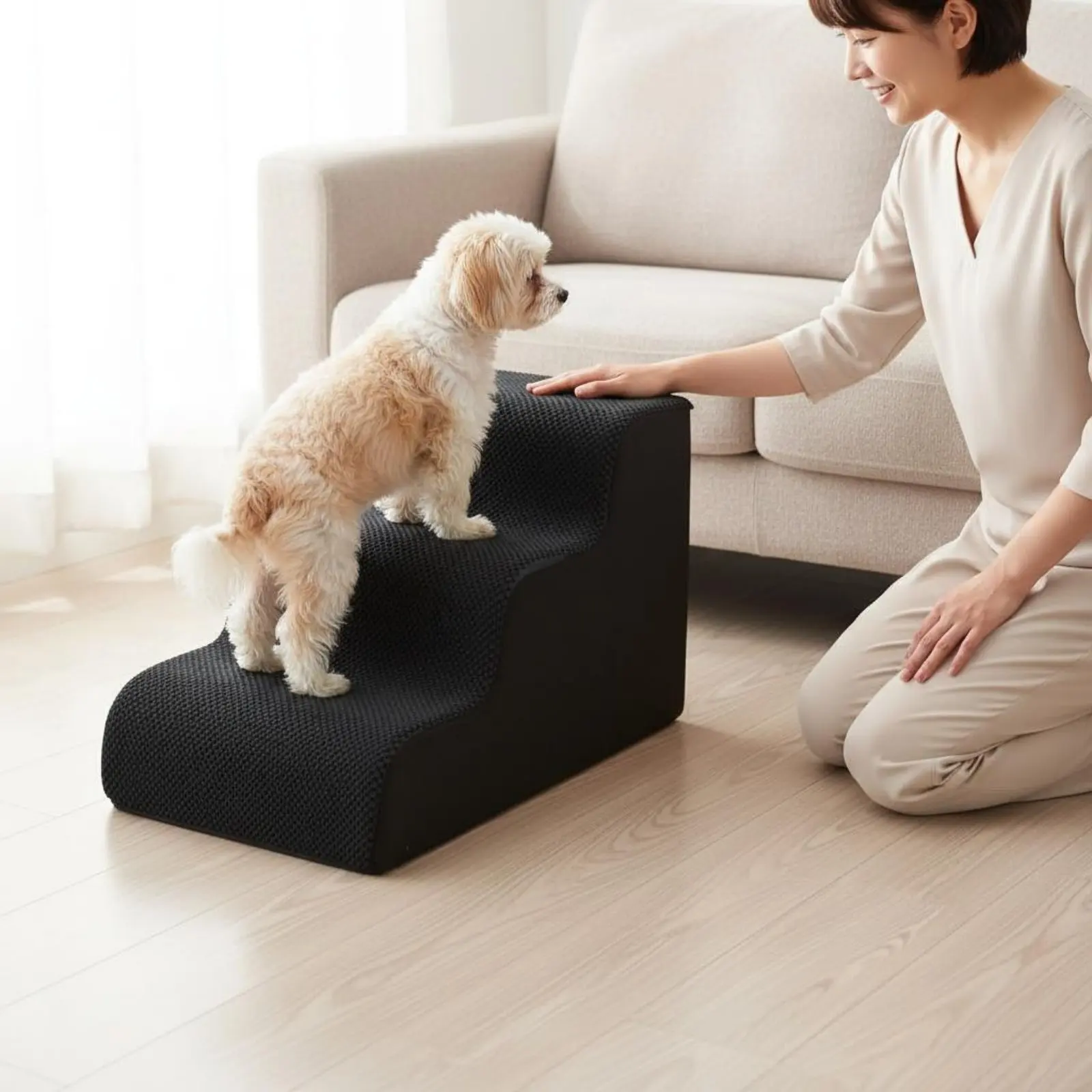 Escaleras de espuma para perros: rampa suave y ligera - imagen 2