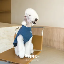 Chaleco antibacteriano de algodón para perros verano Galgo Italiano