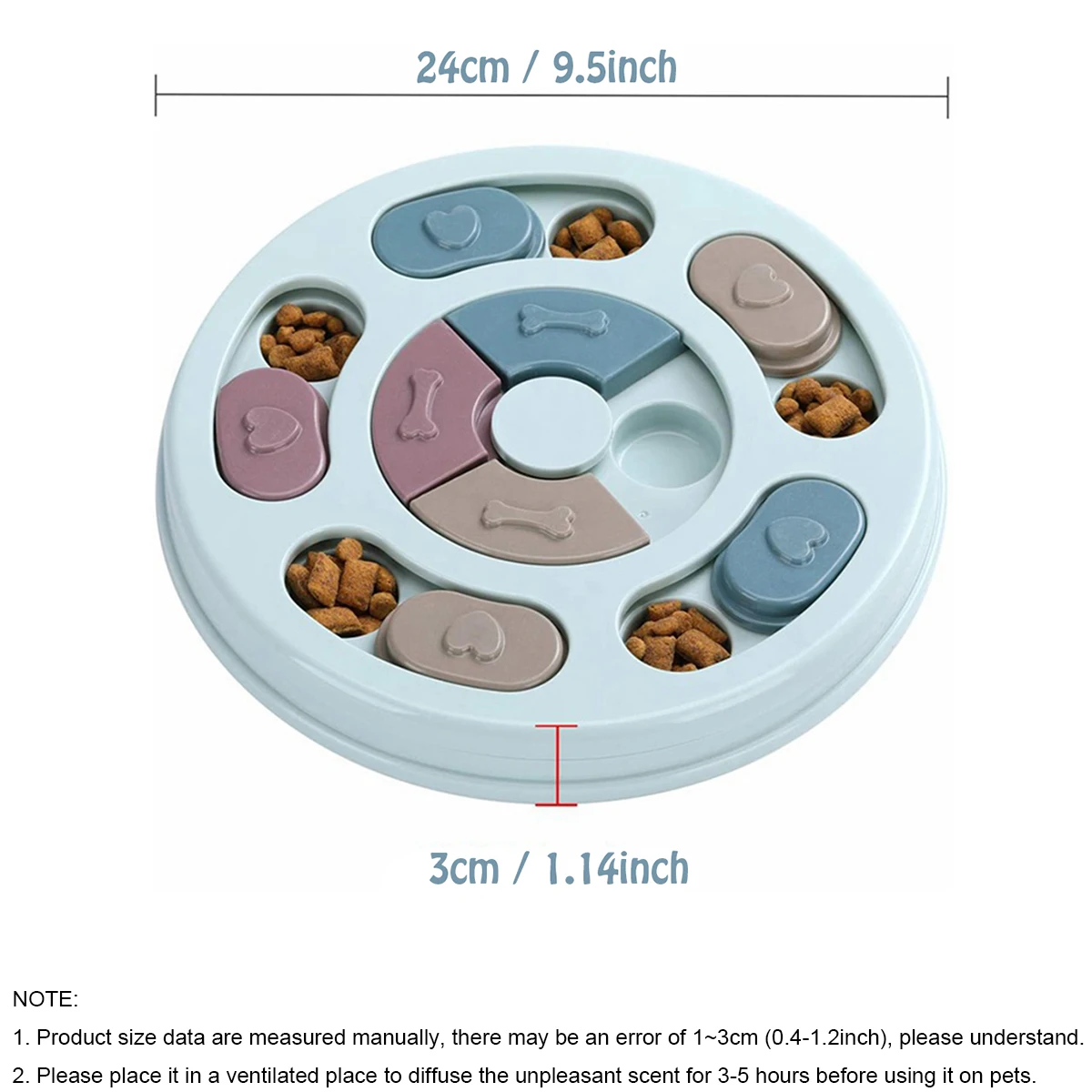 Cuenco de alimentación lenta para perros - Juguete educativo - imagen 5