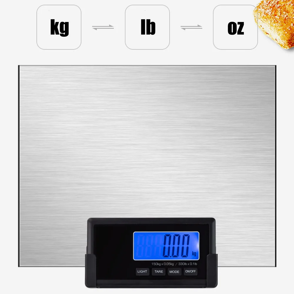 Básculas para mascotas 180kg/50g transmisión inalámbrica báscula para paquetes exprés báscula de mesa electrónica de acero inoxidable suministros para mascotas - imagen 2