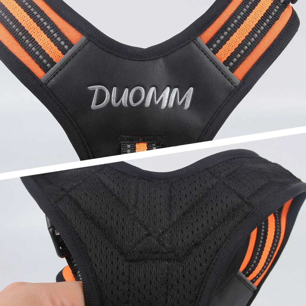 La correa para el pecho para perros de impacto a prueba de explosiones ajustable reflectante del chaleco es adecuada para la correa para el pecho para perros medianos y grandes - imagen 5