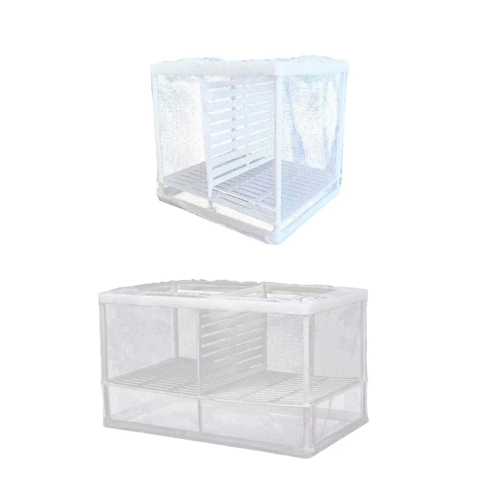 Fishes Tank Separation Box Baby Fishes Hatchery Large Capacity W/ Suction Cups Separation Net Aquarium Accessories for Home Use Fishes Tank Separation Box Baby Fishes Hatchery Large Capacity W/ Suction Cups Separation Net Aquarium Accessories for Home Use