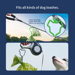 Porta bolsas para perros – Dispensador extensible con clip