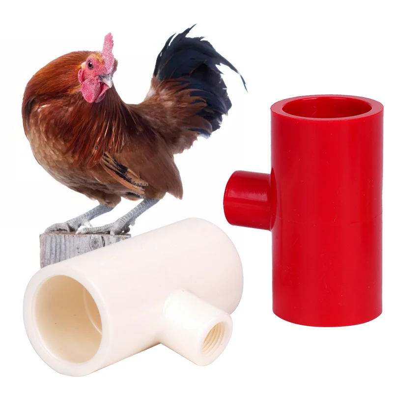 10 Uds. Tetinas horizontales para pollos, tetinas automáticas para aves de corral, bebedero automático Horizontal para aves de corral, accesorios adecuados para - imagen 2