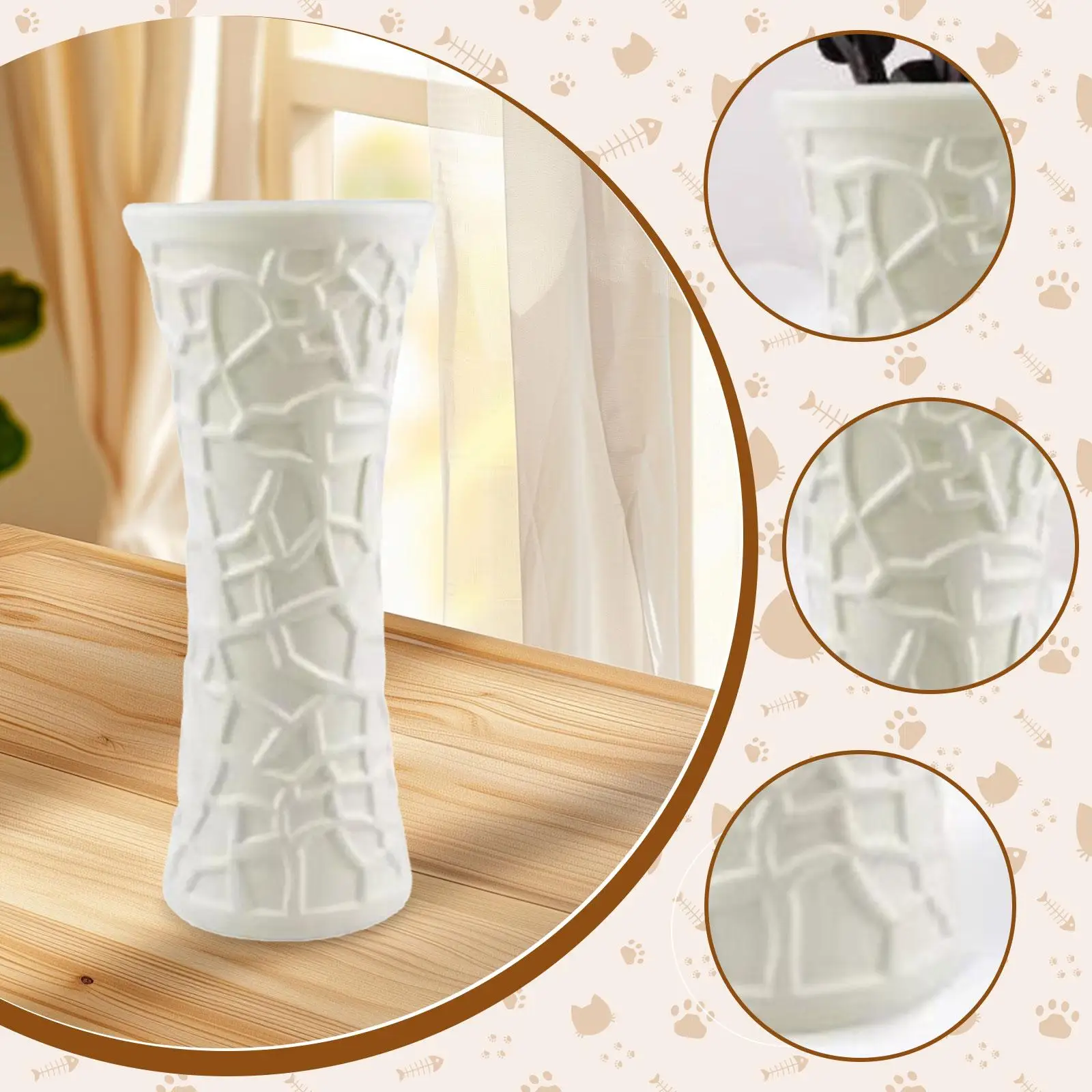 Flower Vase Desktop Ornament Modern Minimalist Table Centerpiece Floral