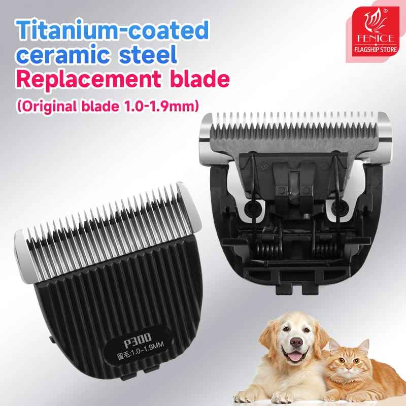 Hoja original extra de repuesto Fenice, cuchillas de 1,0-1,9 MM para cortaúñas de mascotas, modelo P300, máquina