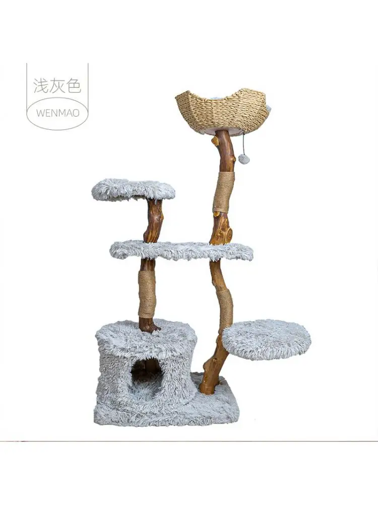 Árbol para gatos, marco de escalada para gatos, ramitas para cama, marco de escalada para gatos y ramas, adecuado para familias multigatos - imagen 4