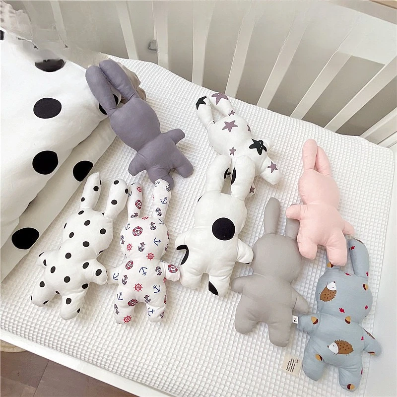 Juego de juguetes de peluche para perros, conejos, acompañados por juguetes para perros pequeños y medianos, accesorios para perros, juguetes interactivos para perros