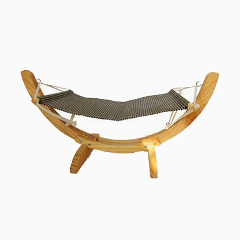 Hamaca colgante de madera para gatos y perros – Nido desmontable colgante