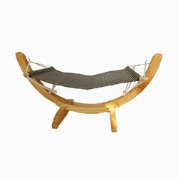 Hamaca colgante de madera para gatos y perros – Nido desmontable colgante
