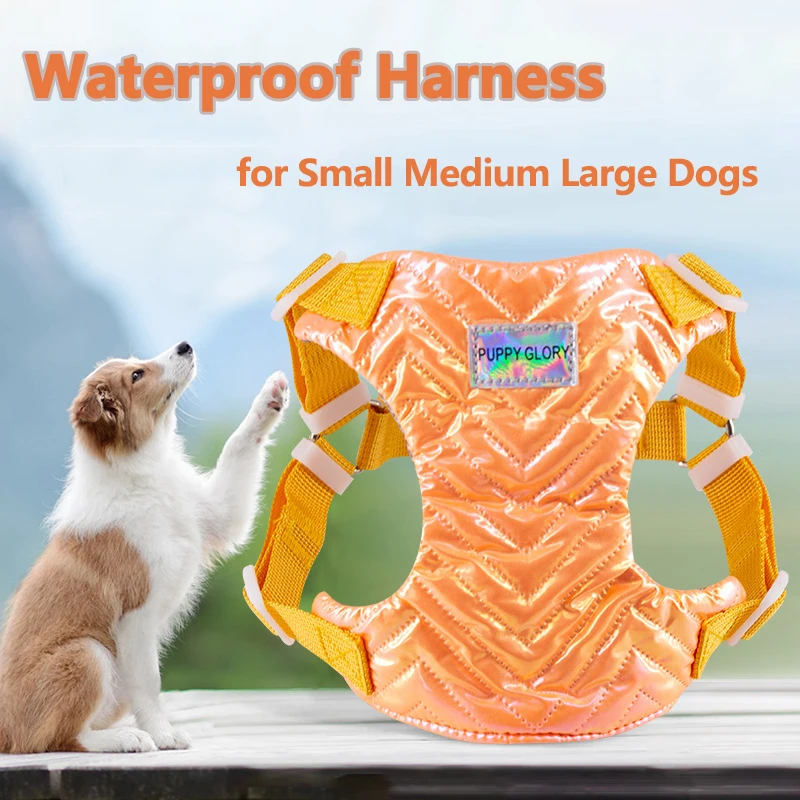 Arnés ajustable para perros pequeños, medianos y grandes, correa para el pecho para gatos y gatos, chaleco impermeable para cachorros, arnés, accesorios para mascotas - imagen 5