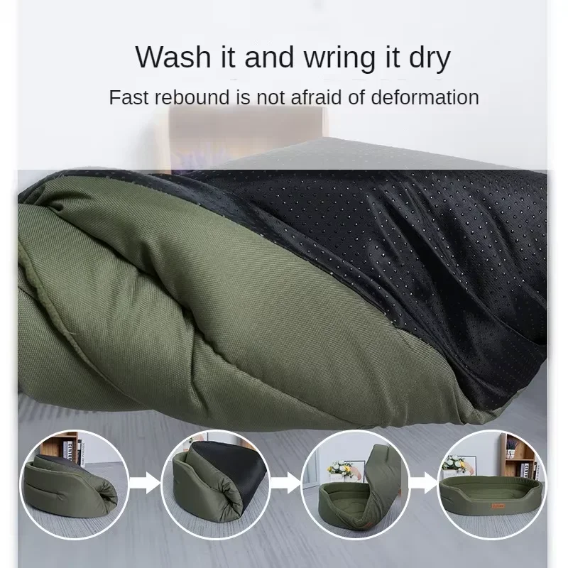 Sofá cama impermeable y antiácaros para perros y gatos, estera resistente a masticar, resistente al desgaste, tela Oxford, a prueba de fugas, anti-murino - imagen 3