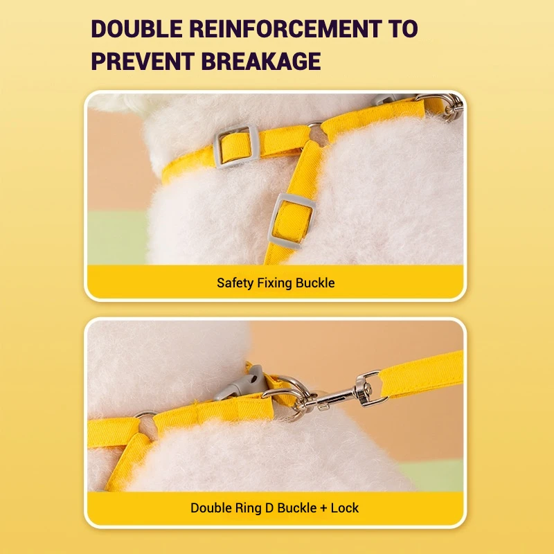 Arnés ajustable para mascotas, chaleco de invierno para gatos, chaleco para cachorros para perros pequeños y medianos, correa para caminar al aire libre, bonito Collar para mascotas, accesorios para mascotas - imagen 4