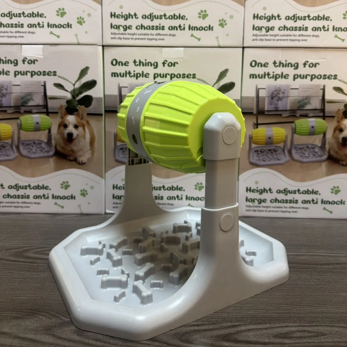 Nuevo Alimentador para mascotas, juguete educativo para perros, rodillo con fugas, bola de comida para gatos, cuenco de comida lenta, alimentador, suministros para mascotas - imagen 2