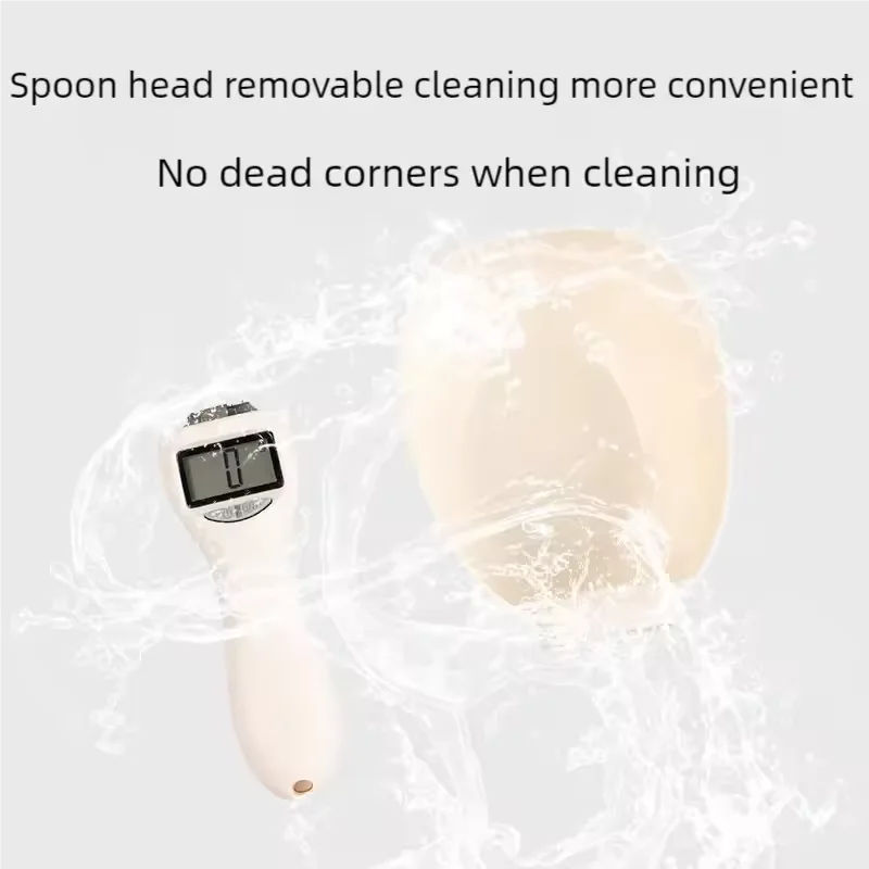 Cuchara medidora electrónica para mascotas, báscula de 800g con mango, báscula nutritiva para cuchara, Mini báscula complementaria para alimentación de alimentos para perros - imagen 5