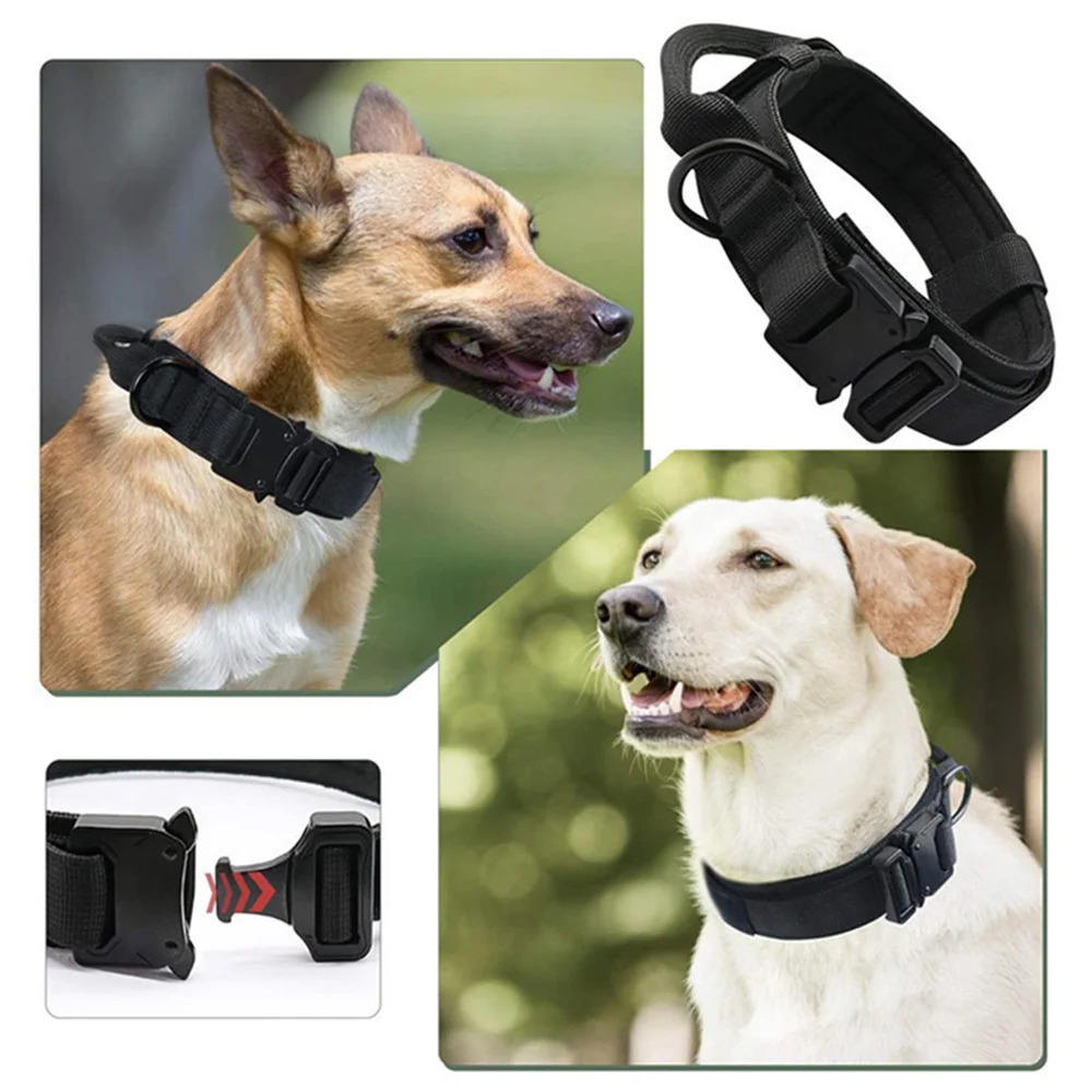 Collar nailon con asa para perros grandes - Pastor Alemán y Dóberman - imagen 5