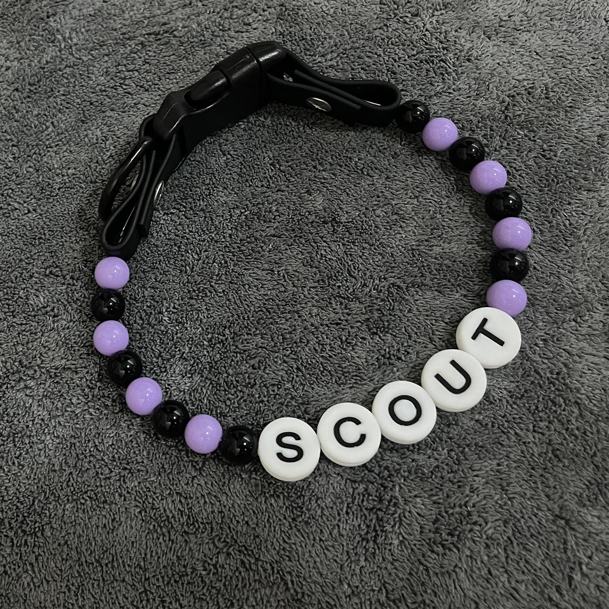 Collar con nombre de cuentas para mascota navideña, conjunto de pulsera de la amistad, Collar personalizado con nombre de perro de Halloween, Collar con cuentas