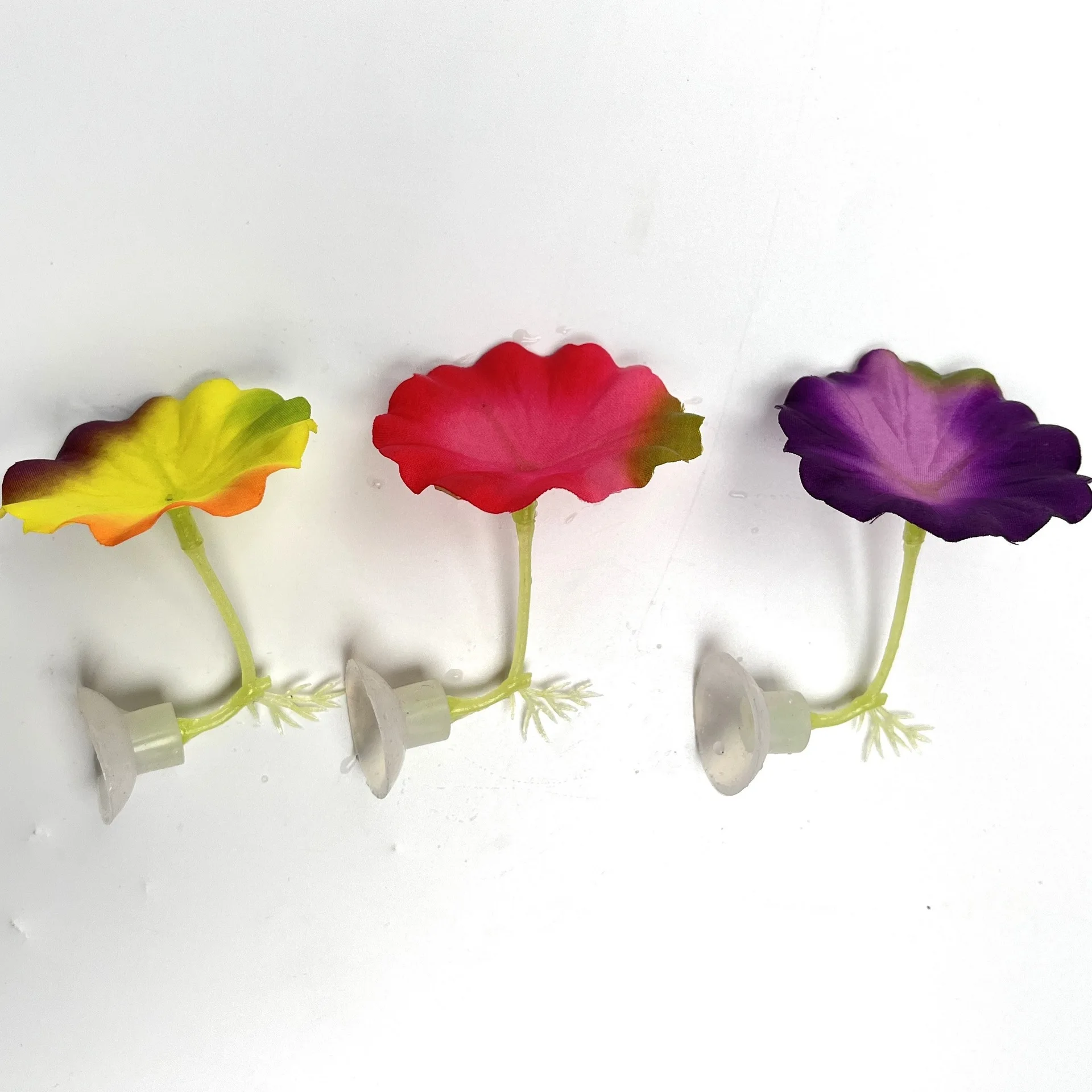 Hoja de descanso para peces Betta y planta acuática simulada - imagen 5