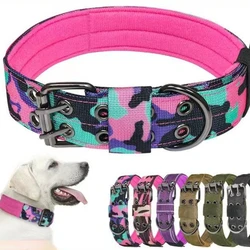 Collar táctico de nailon para perros grandes – 5 niveles de ajuste