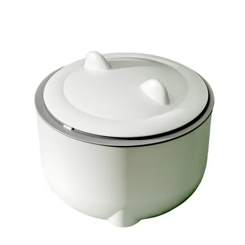 Cubo de basura para mascotas pequeñas, cubo de basura para limpieza de arena para gatos a prueba de mascotas con tapa, suministros desodorizantes para perros - imagen 5