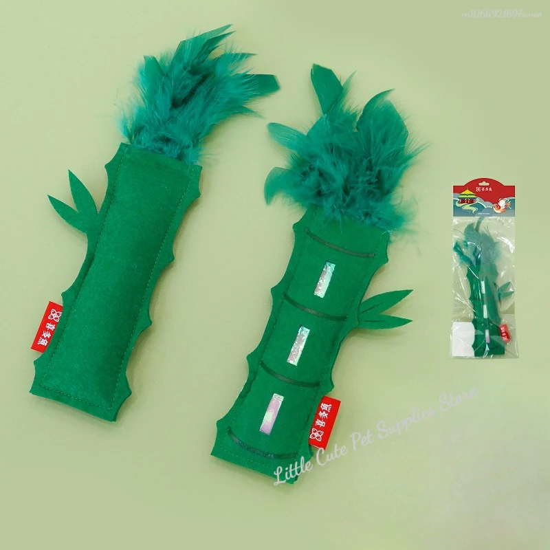 Juguete para gatos de papel, Cactus de bambú, imitación de peluche, interactividad, juguete para gatitos, atrapa, divertido juguete para gatos, accesorios para gatos - imagen 5