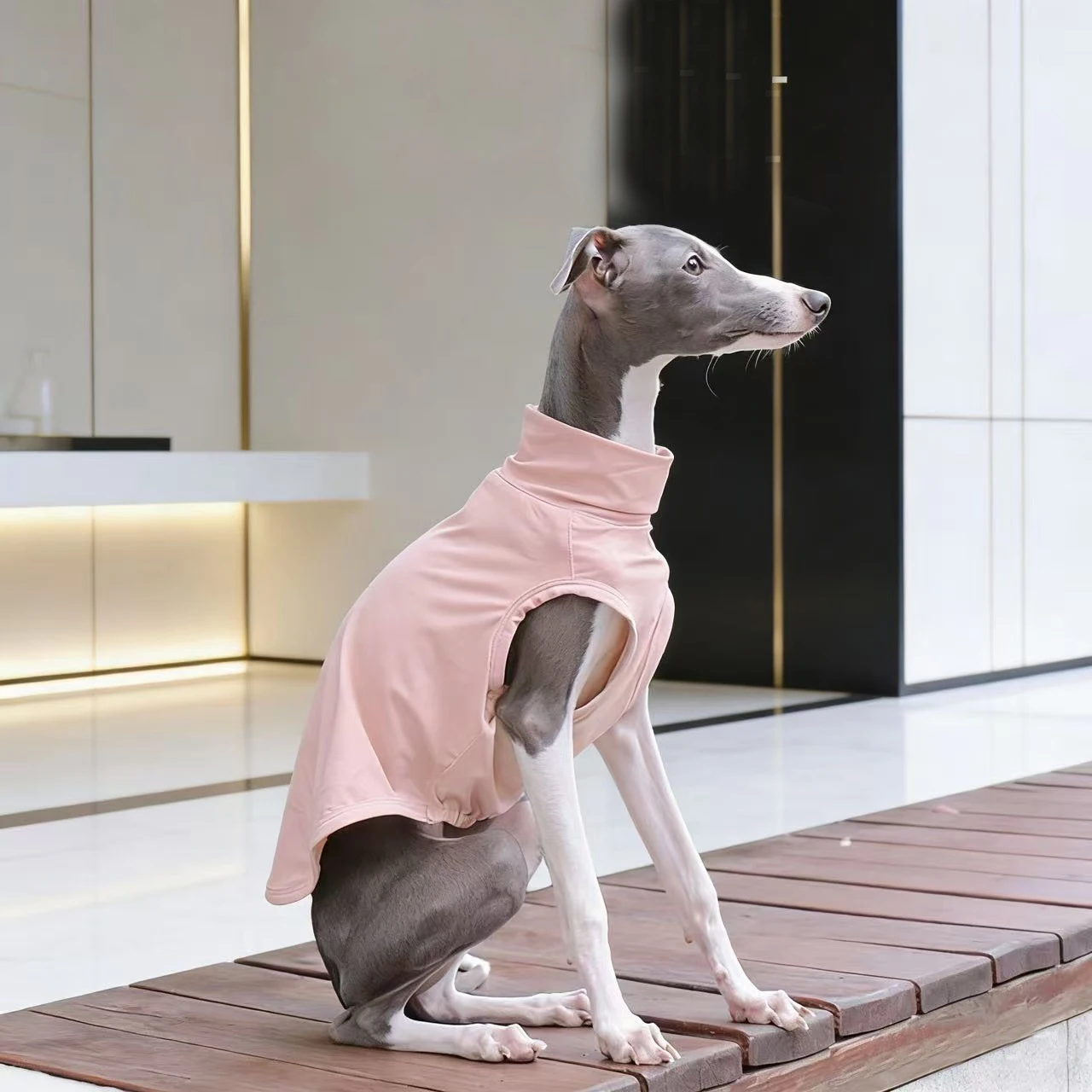 Chaleco rosa veraniego Galgo Italiano Whippet – Fresco perros pequeños - imagen 3
