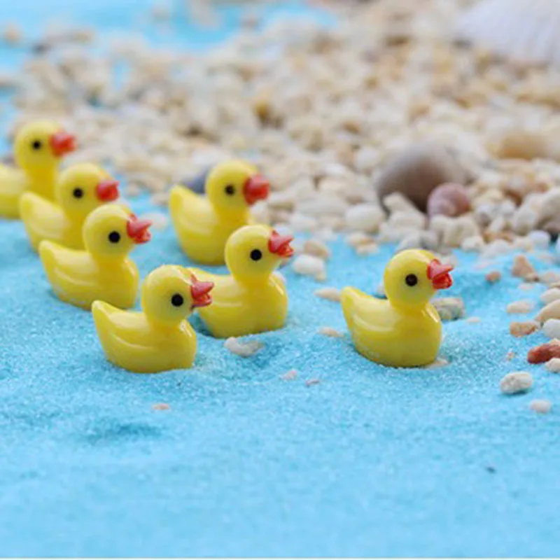 Adorno flotante para acuario patito amarillo - Decoracion para pecera - imagen 3