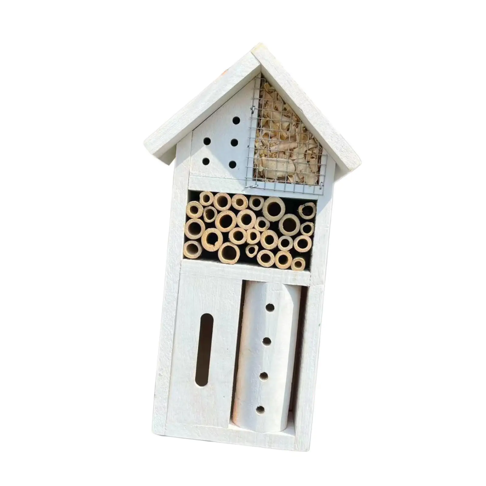 Bee Hotel Ladybugs Educational Tool Bees Yard Garden Nest Box Insect Habitat