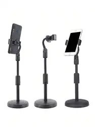 Soporte retráctil ajustable para teléfono, soporte de escritorio perezoso para ver Drama, Selfie, transmisión en vivo, 1 ud.