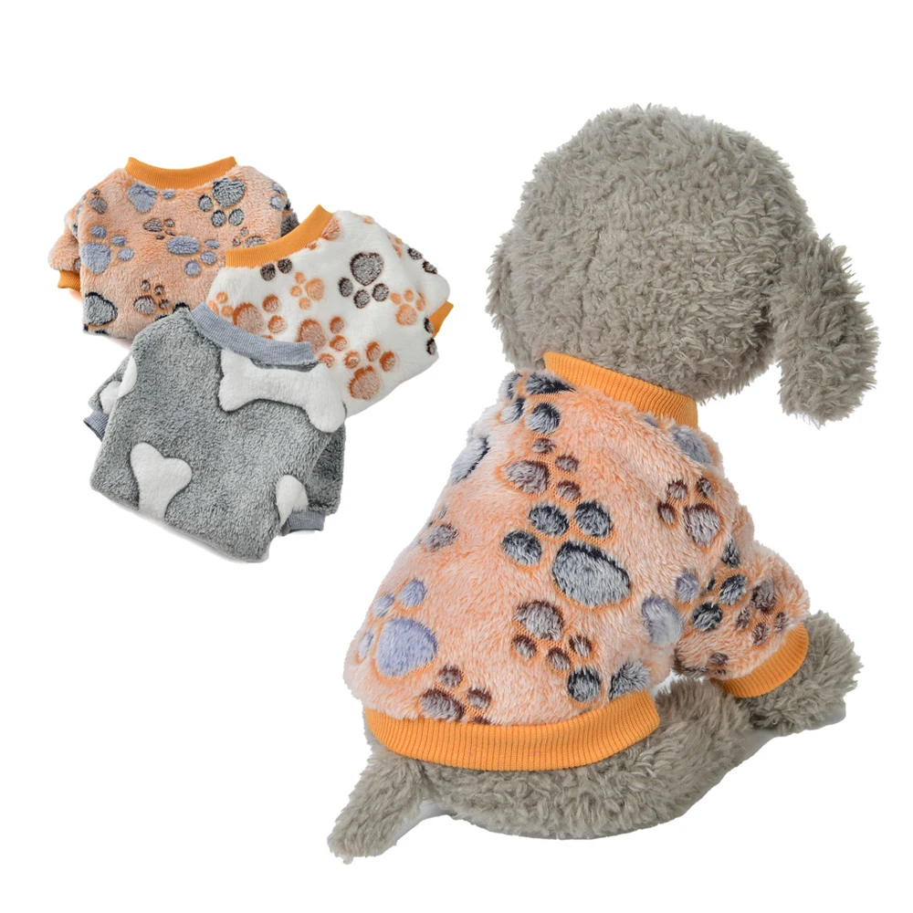 Ropa de invierno para perros pequeños y medianos, chaleco polar suave y cálido para mascotas, camisa, abrigos para cachorros y gatos, suéter, chaqueta de Bulldog Francés Chihuahua