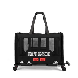 Bolsa de Transporte con Ruedas para Gatos y Perros