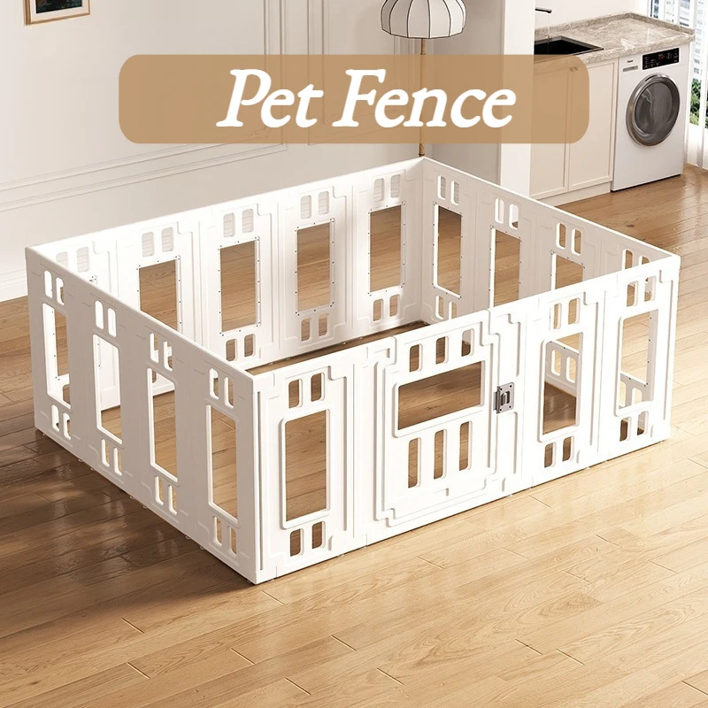 Corral interior desmontable de plástico para perros pequeños y gatos