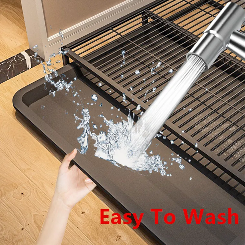 Inodoro cachorros lavabo arena limpieza