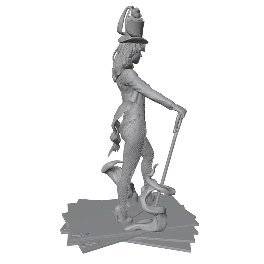 Kit de modelismo 1/24 – Figura de mago en resina sin montar ni pintar - imagen 4