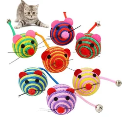 Set de juguetes para gato – Cuerda, bola y ratón con sonido