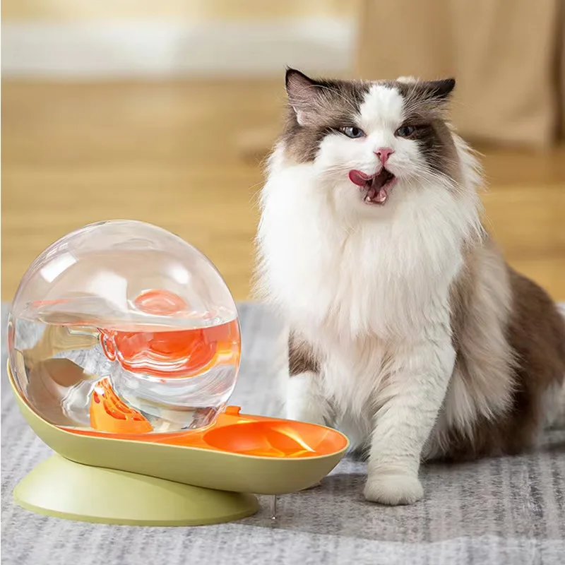 2.8L perro gato caracoles burbuja automática gato tazón de agua fuente para mascotas dispensador de agua gato grande bebida para perros con elemento filtrante - imagen 2
