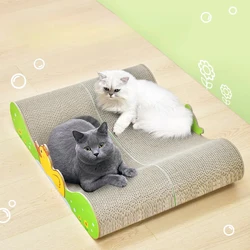 Sofá rascador para gatos grandes – Cama y estera 2 en 1 Duradero