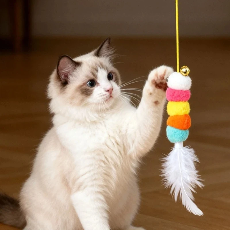 Juguete eléctrico interactivo para gatos: pluma y oruga automáticas - imagen 3
