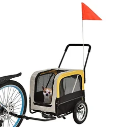Remolque para bicicleta perros pequeños y gatos